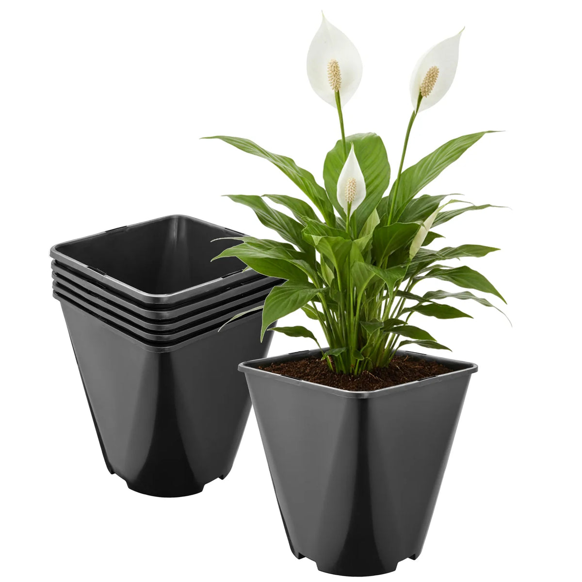 #Größe_18 x 18 x 20 cm (5L)#Set_5 Töpfe