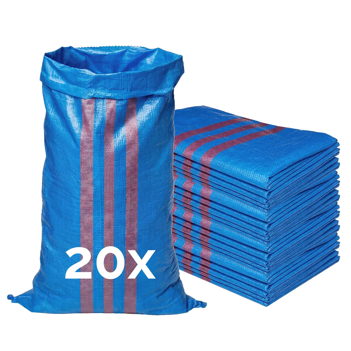#Farbe_Blau#Größe_105 x 65 cm#Set_20 Säcke