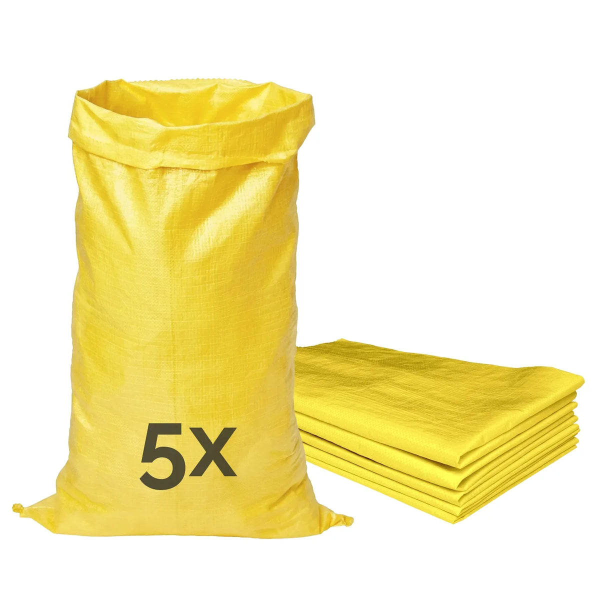 #Farbe_Gelb#Größe_105 x 65 cm#Set_5 Säcke