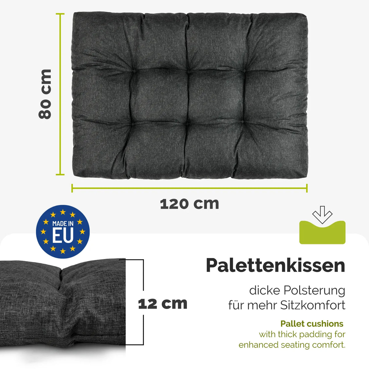 #Farbe_Anthrazit#Kissenart_Sitzkissen