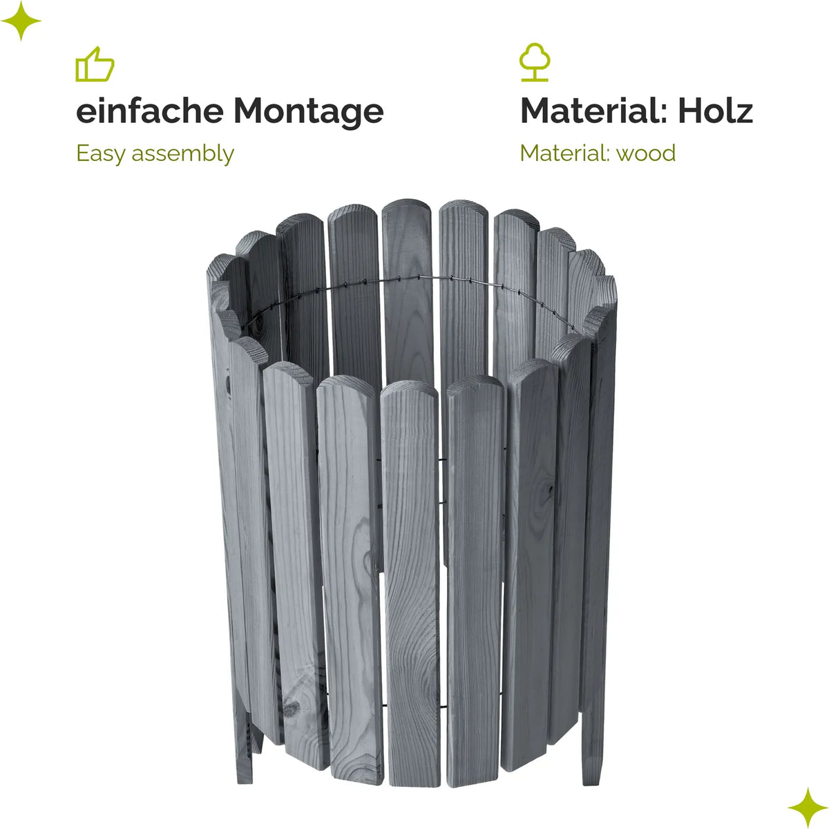 #Farbe_Grau#Höhe_40 cm