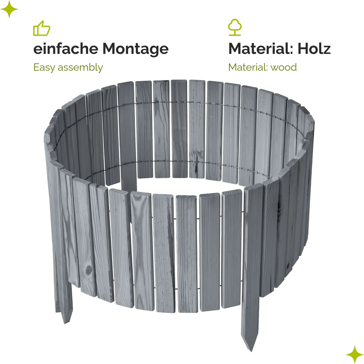#Farbe_Grau#Höhe_30 cm