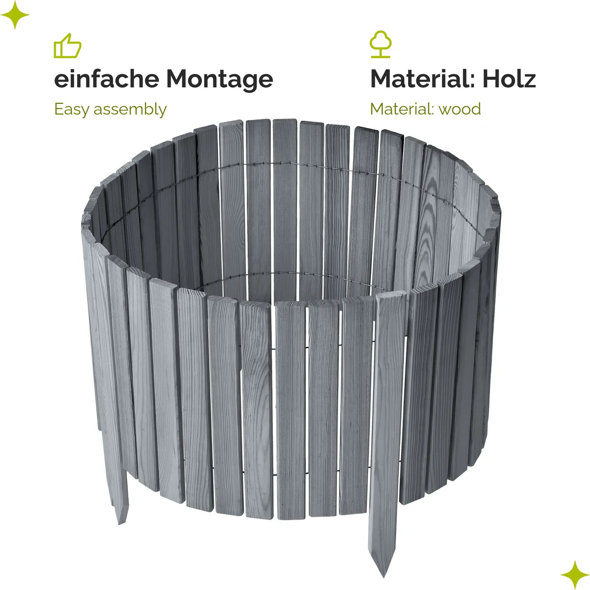#Farbe_Grau#Höhe_40 cm