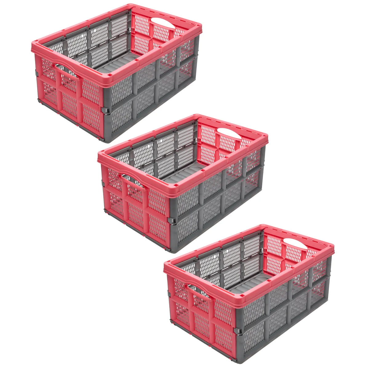 #Farbe_Grau/Pink#Set_3 Klappboxen