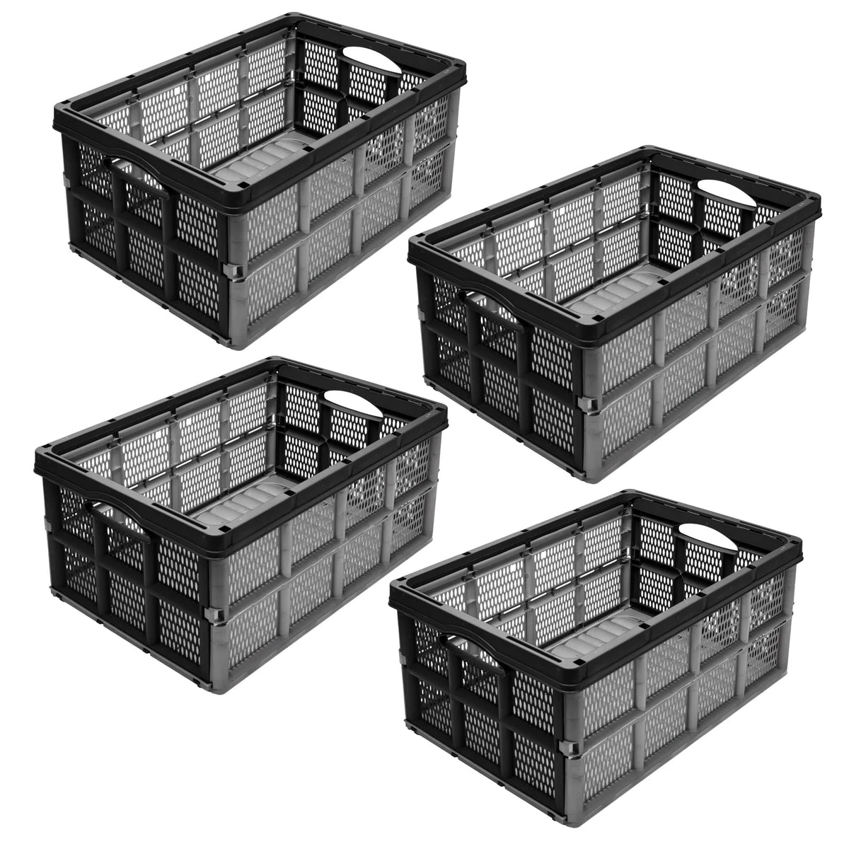 #Farbe_Grau/Schwarz#Set_4 Klappboxen