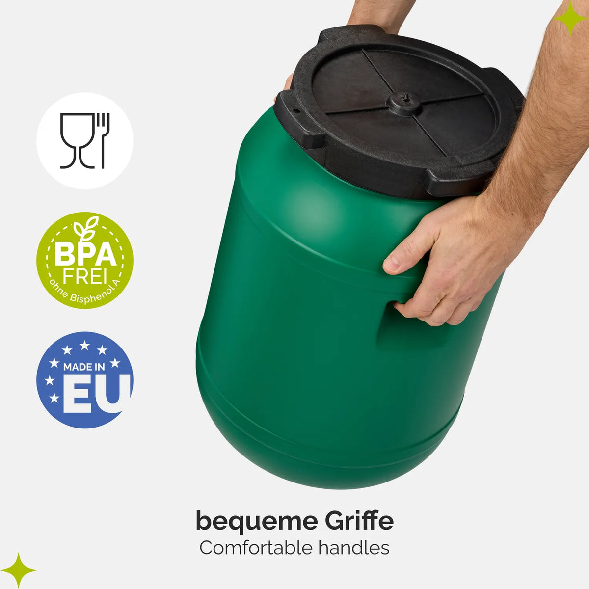 #Farbe_Grün#Kapazität_30 L