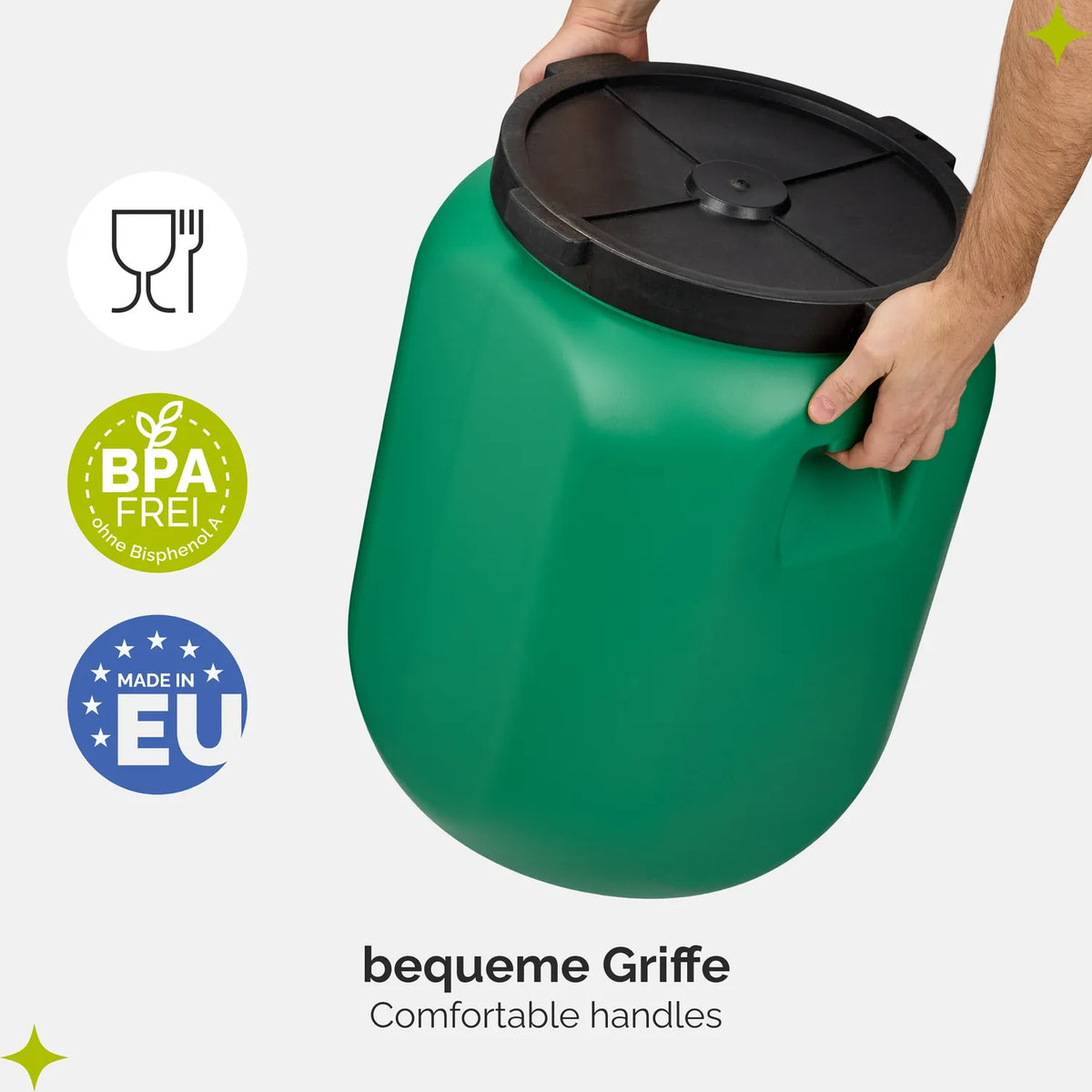 #Farbe_Grün#Kapazität_60 L