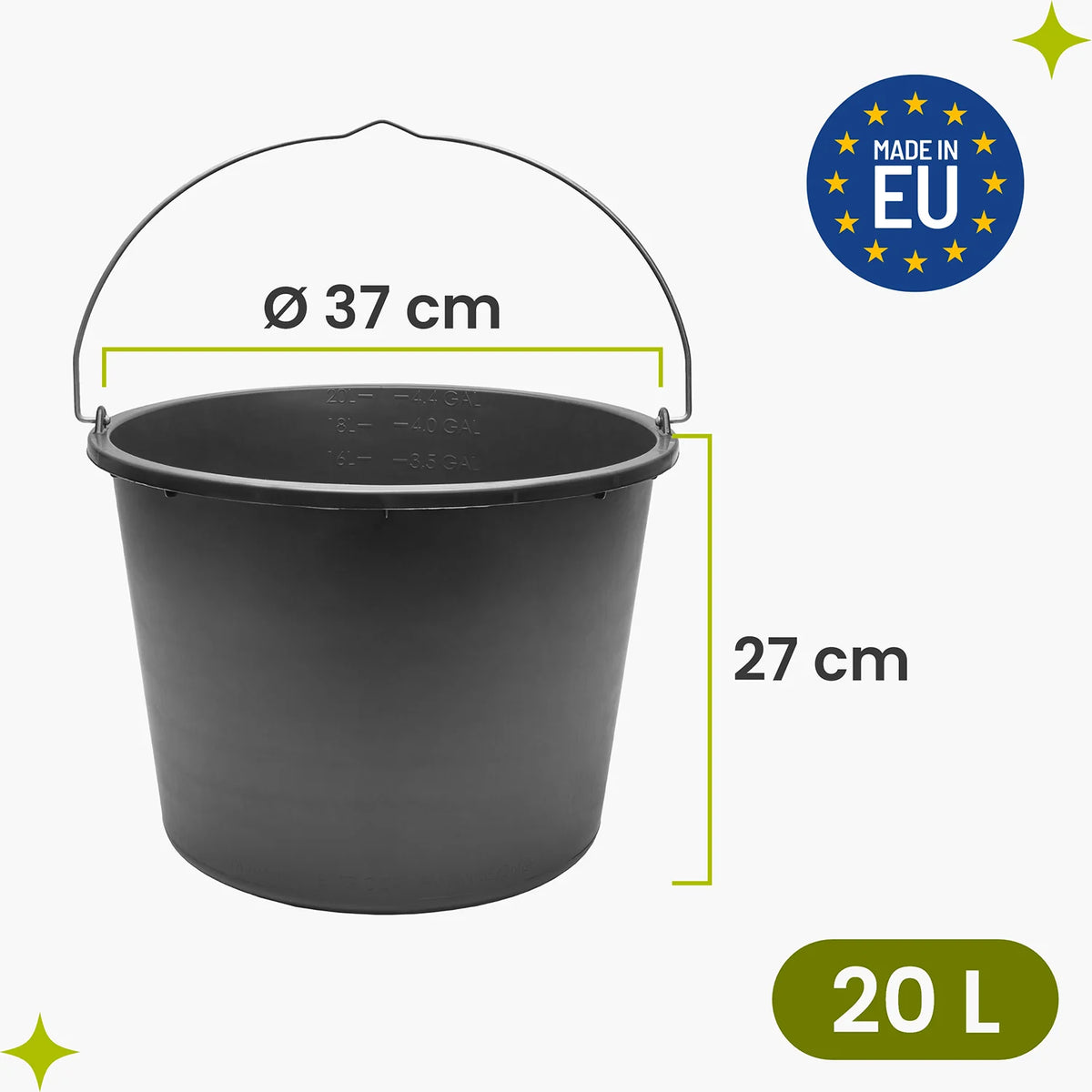 #Farbe_Schwarz#Größe_20 L