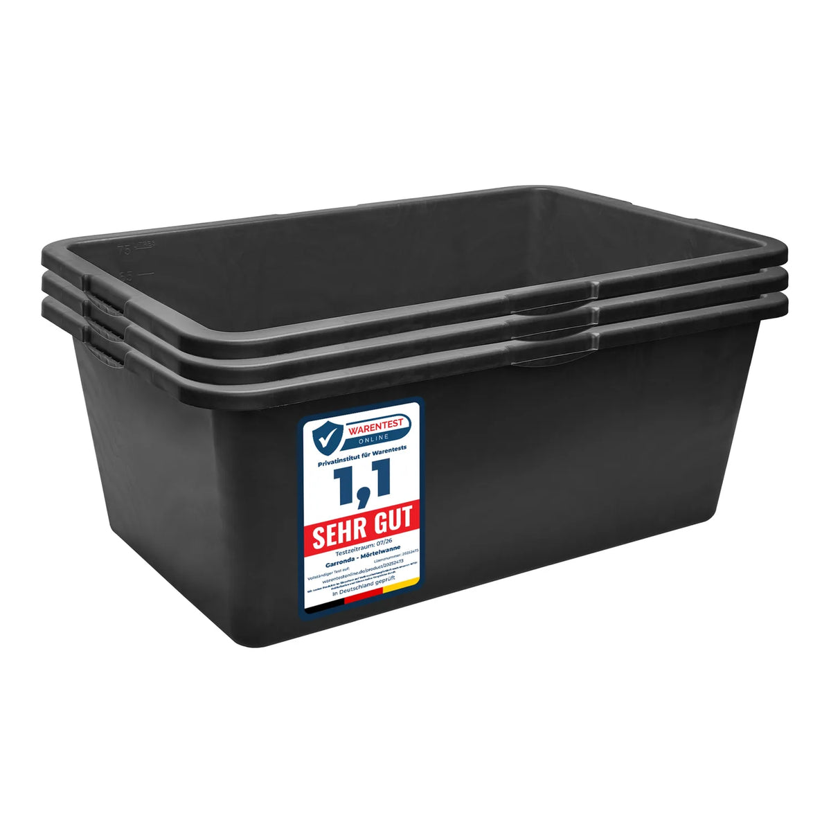 #Farbe_Schwarz#Größe_80 L#Set_3 Stück