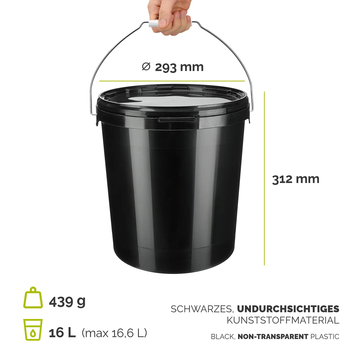 #Größe_16 Liter