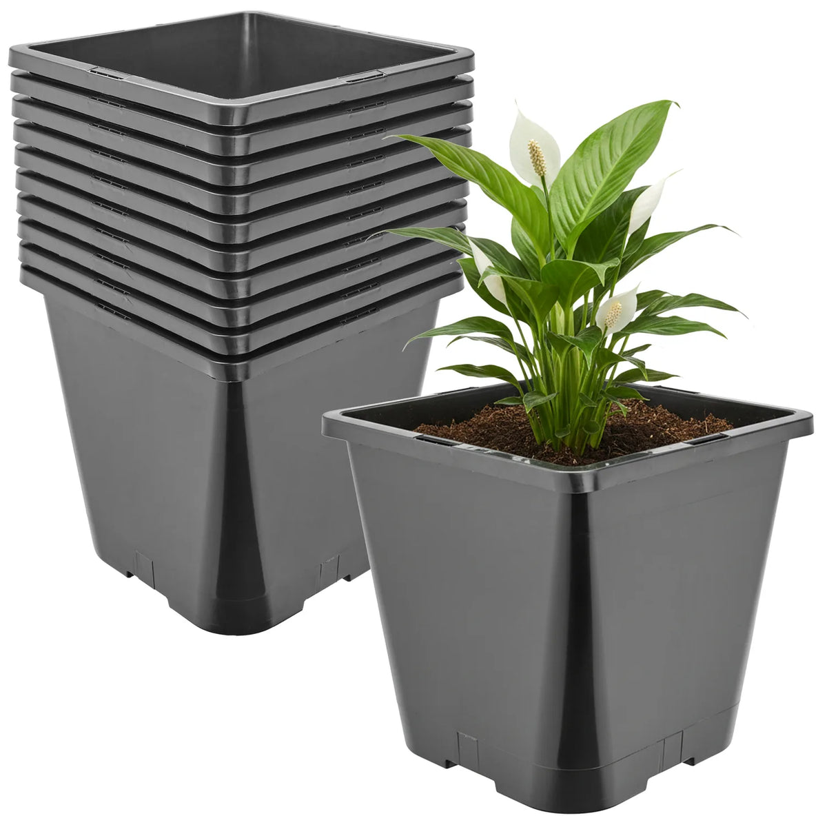 #Größe_20 x 20 x 23 cm (5,6L)#Set_10 Töpfe