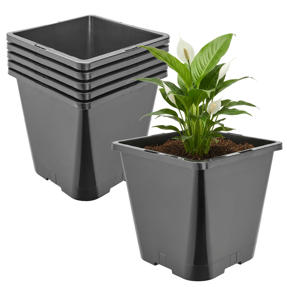 #Größe_20 x 20 x 23 cm (5,6L)#Set_5 Töpfe