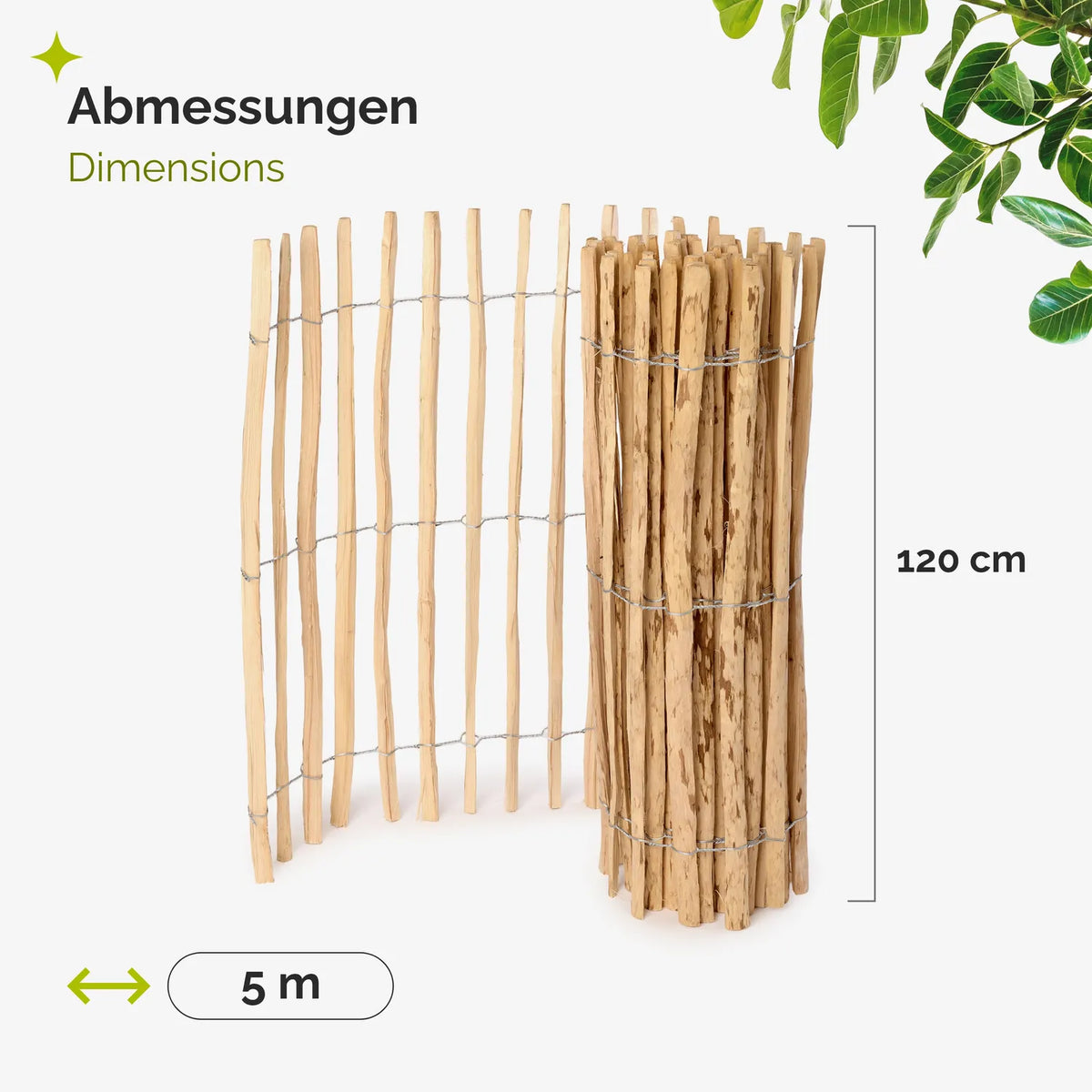 #Farbe_Natural (Elementabstand 3-5 cm#Größe_120 cm x 5m