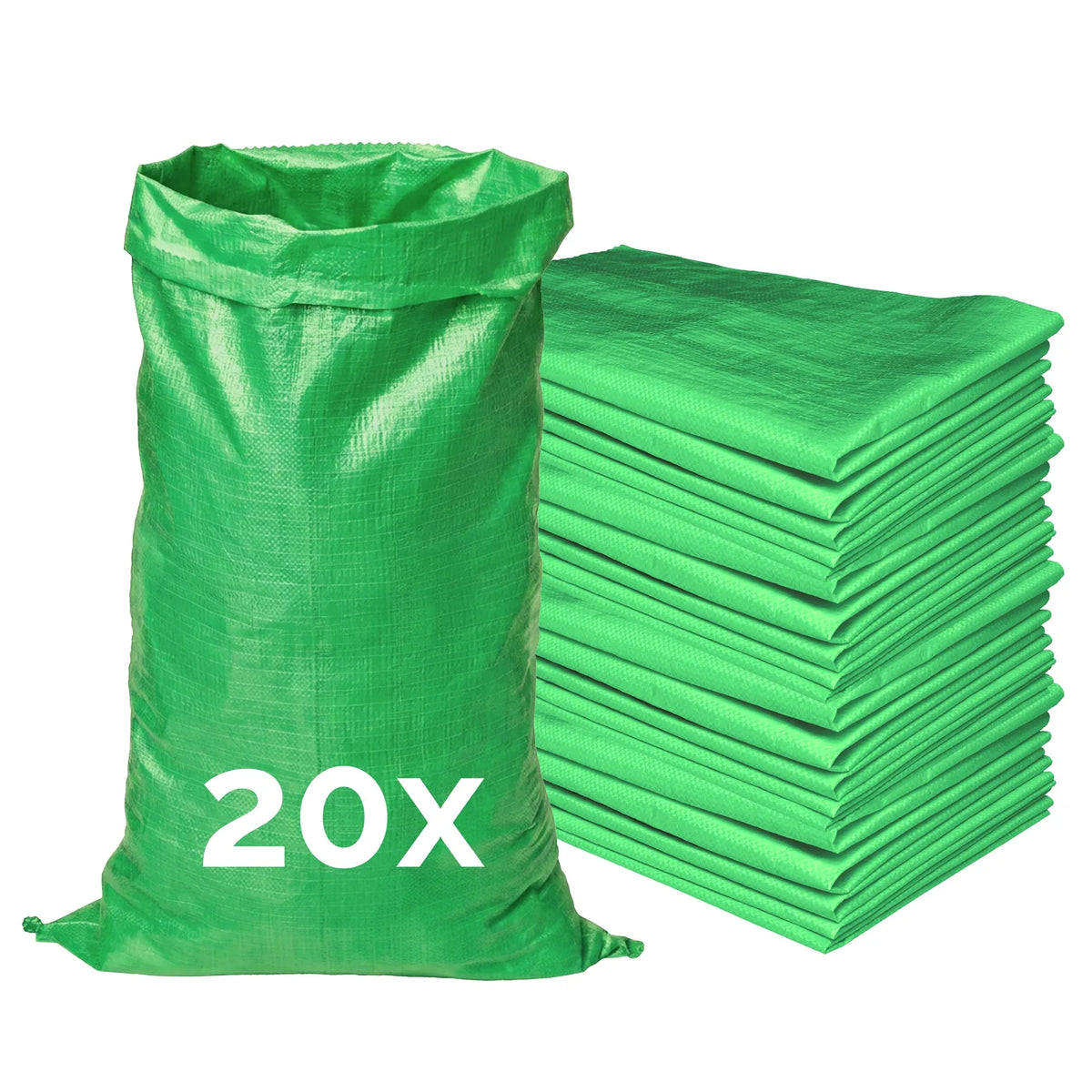 #Farbe_Grün#Größe_105 x 65 cm#Set_20 Säcke