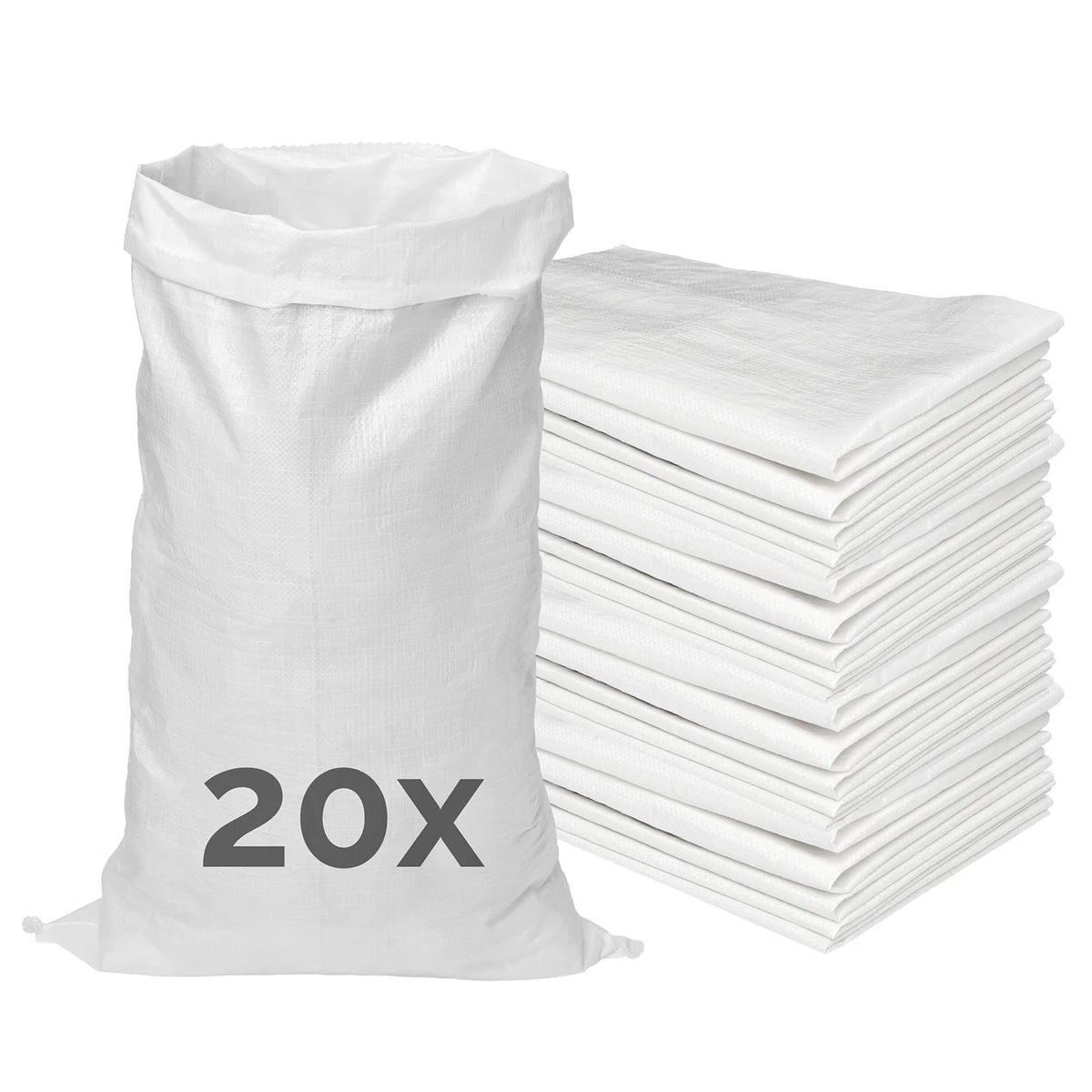 #Farbe_Weiß#Größe_105 x 65 cm#Set_20 Säcke
