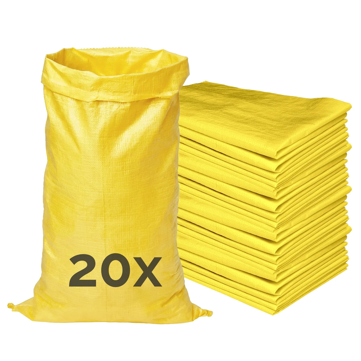 #Farbe_Gelb#Größe_105 x 65 cm#Set_20 Säcke