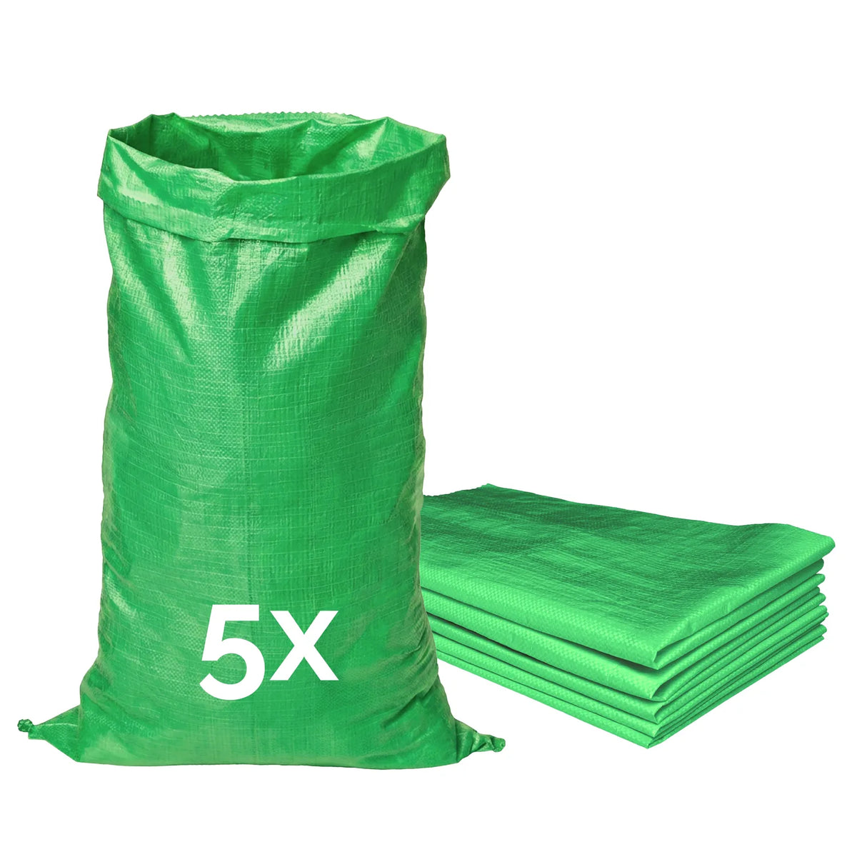 #Farbe_Grün#Größe_105 x 65 cm#Set_5 Säcke