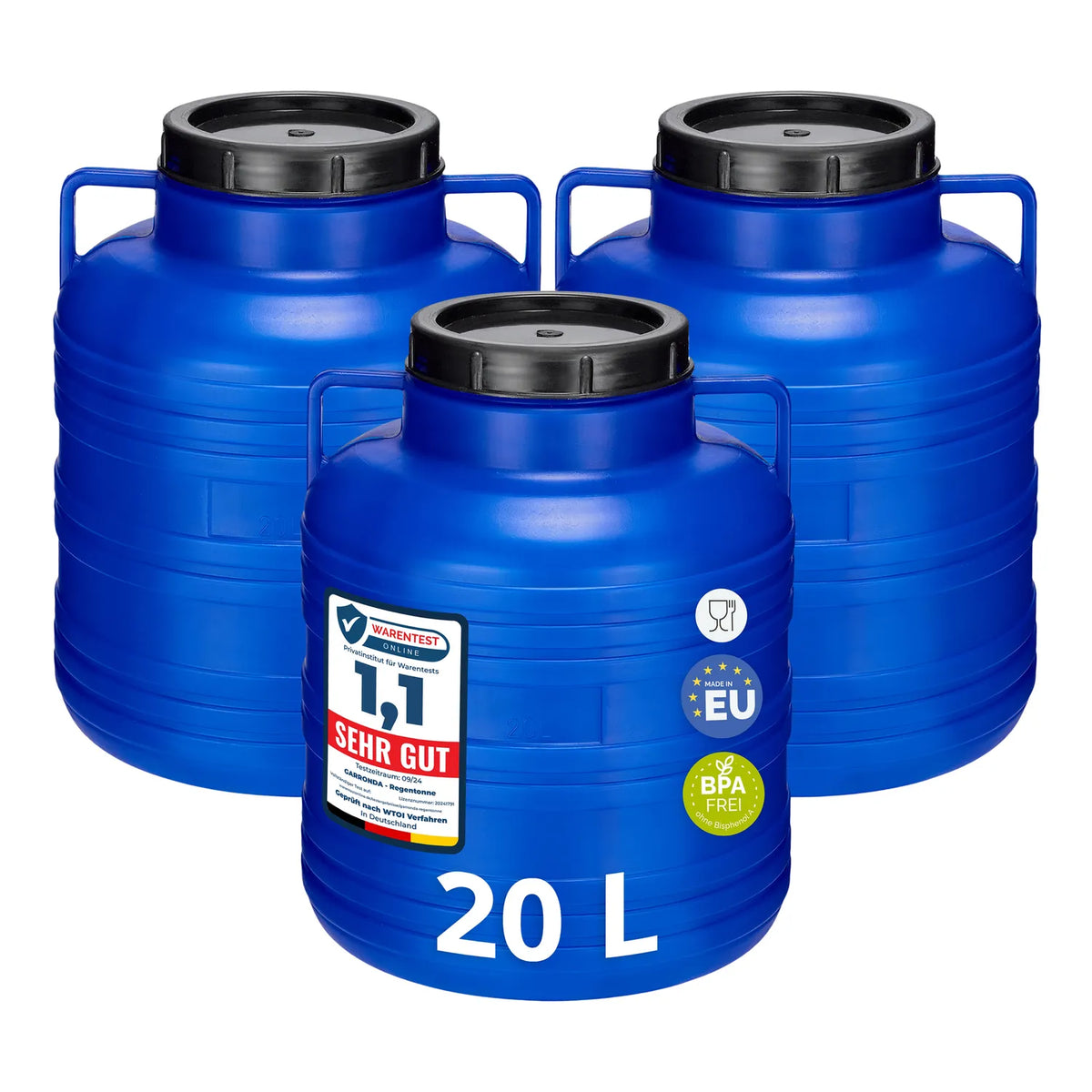 #Farbe_Blau#Set_3 Fässer