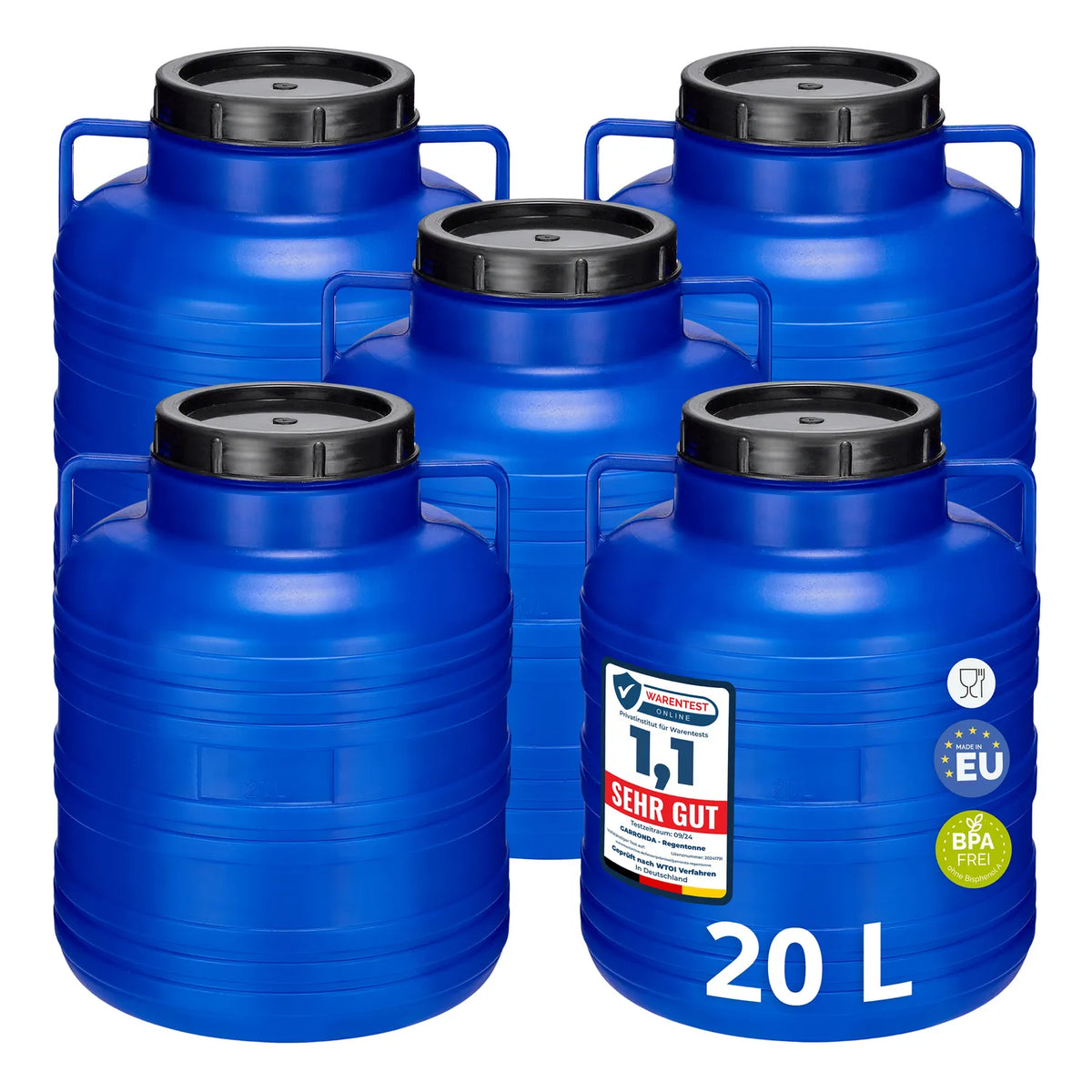#Farbe_Blau#Set_5 Fässer