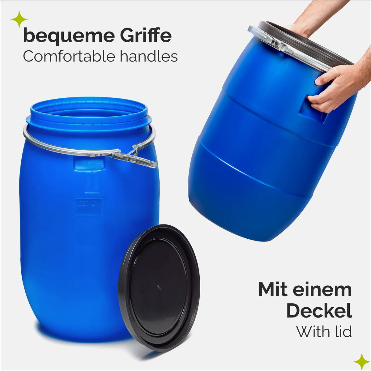#Farbe_Blau#Kapazität_220 L
