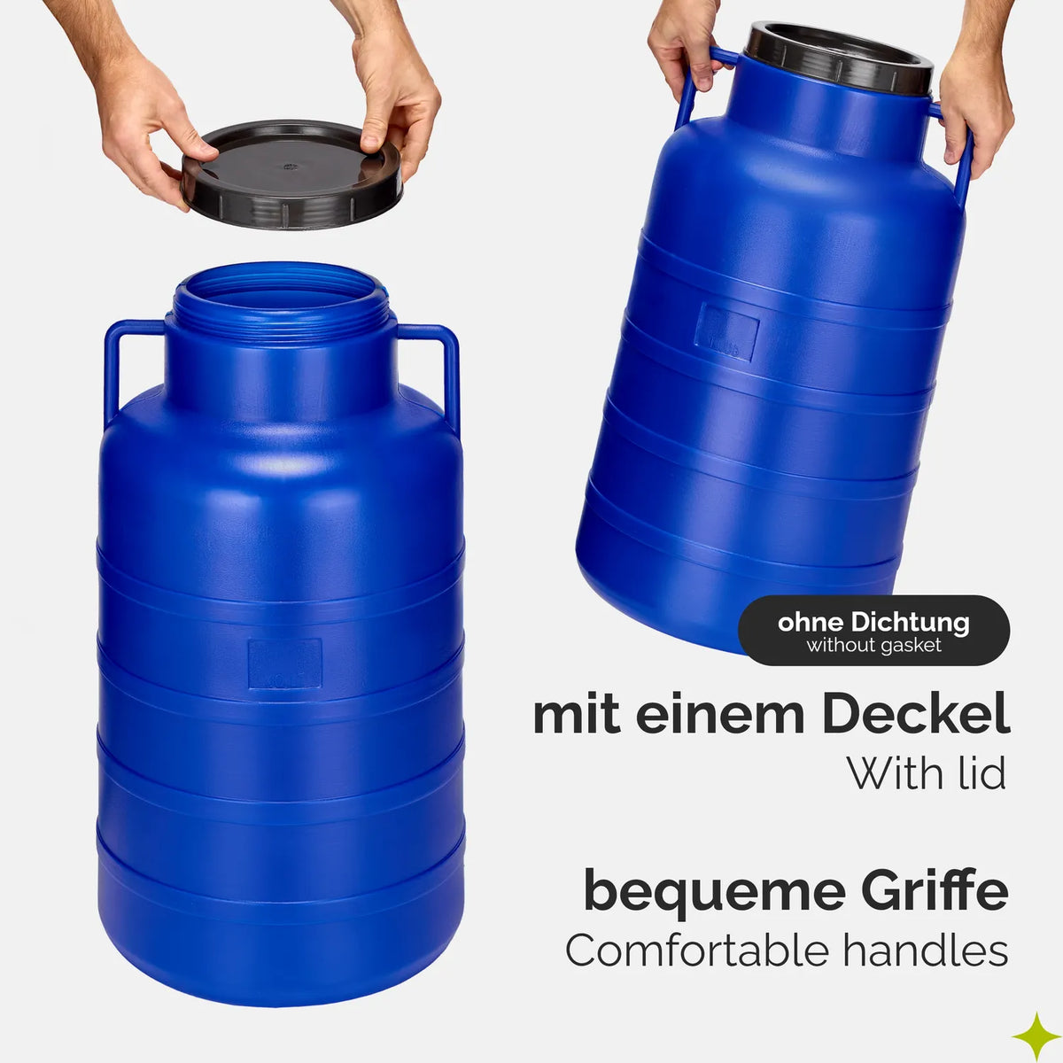 #Farbe_Blau#Kapazität_60 L Twist-Off