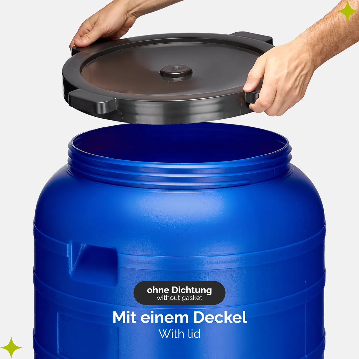 Universalfass BPA-frei Lebensmittel für Haus&Garten mit Deckel GD-0093