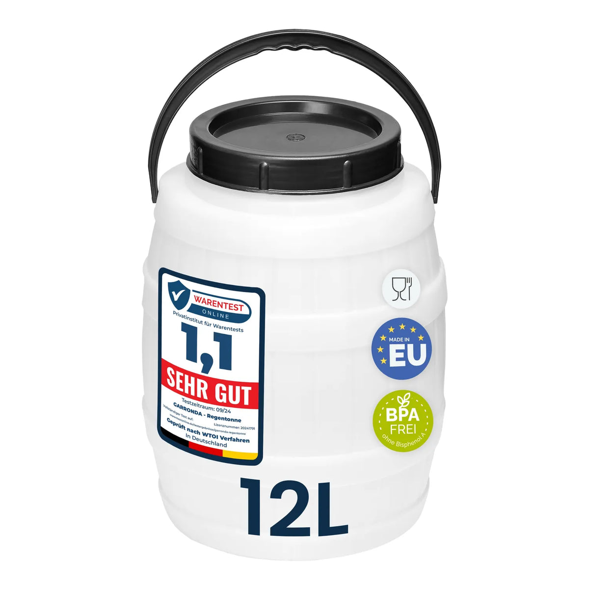 #Farbe_Weiß#Kapazität_12 L