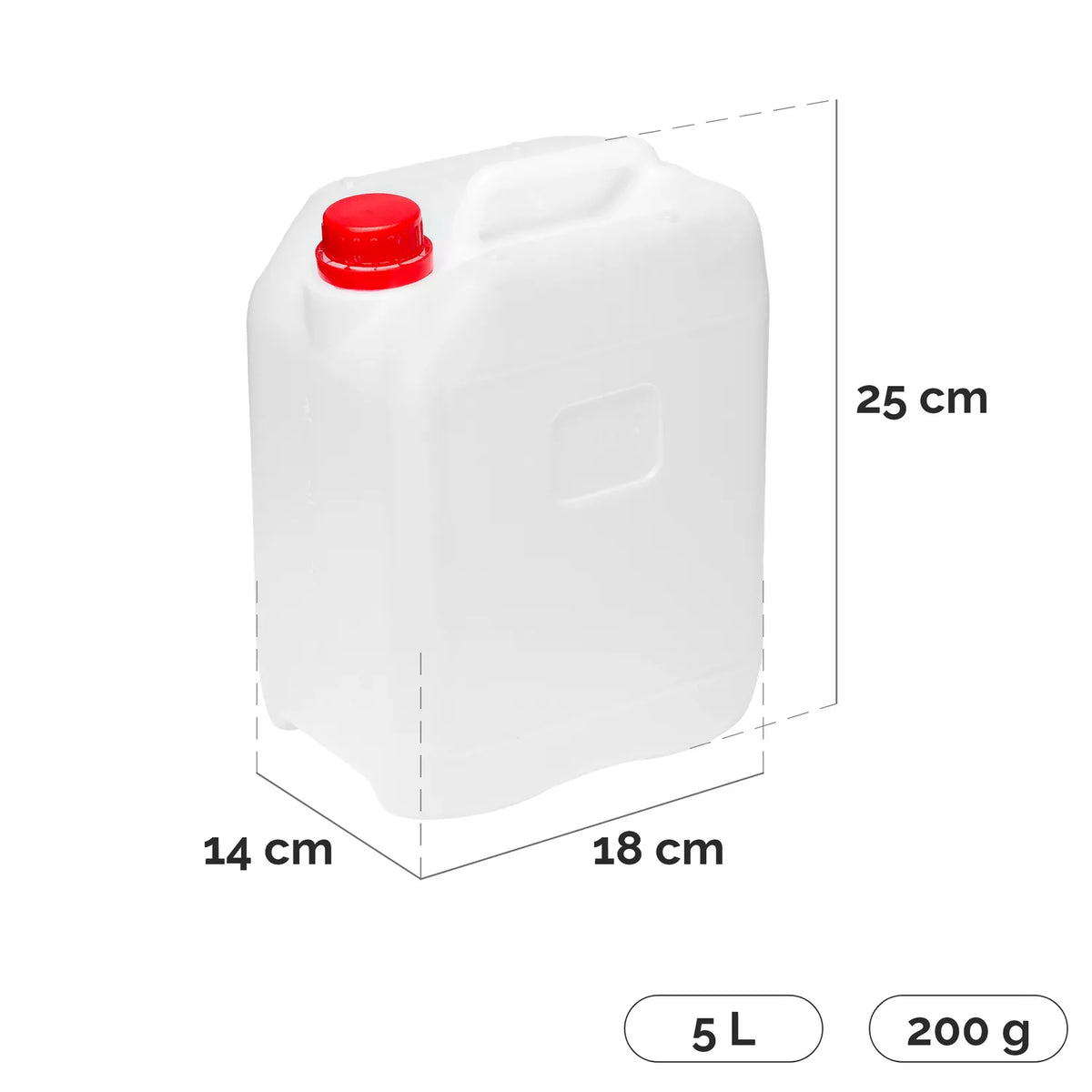 #Farbe_Weiß#Kapazität_5 Liter