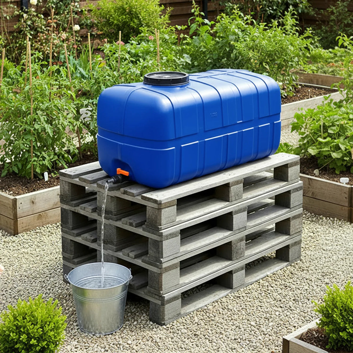 #Farbe_Blau#Kapazität_150 L