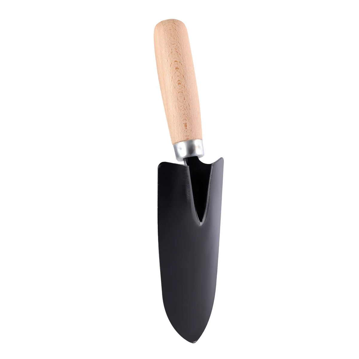 Blumenkelle Gartenschaufel zu Bepflanzung Handschaufel spitz Pflanzkelle mit Holzgriff, Länge: 27 cm